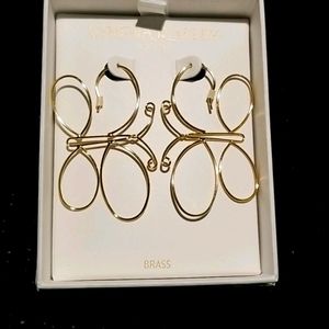 Beautiful butterflies golden earrings